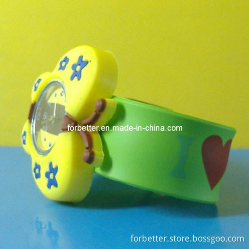 Silicone Wristband Slap Watch (SW-013)
